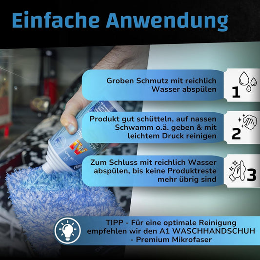 A1 ALL in ONE Intensivreiniger Außen (500 ml) Dr. Wack ToP Car Detailing