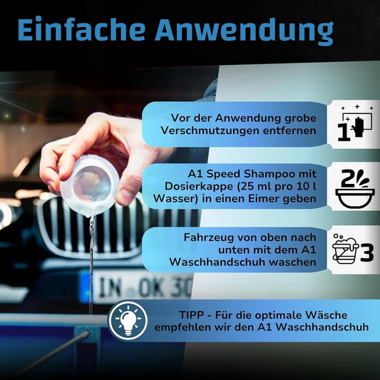A1 Speed Shampoo (500 ml) Dr. Wack ToP Car Detailing