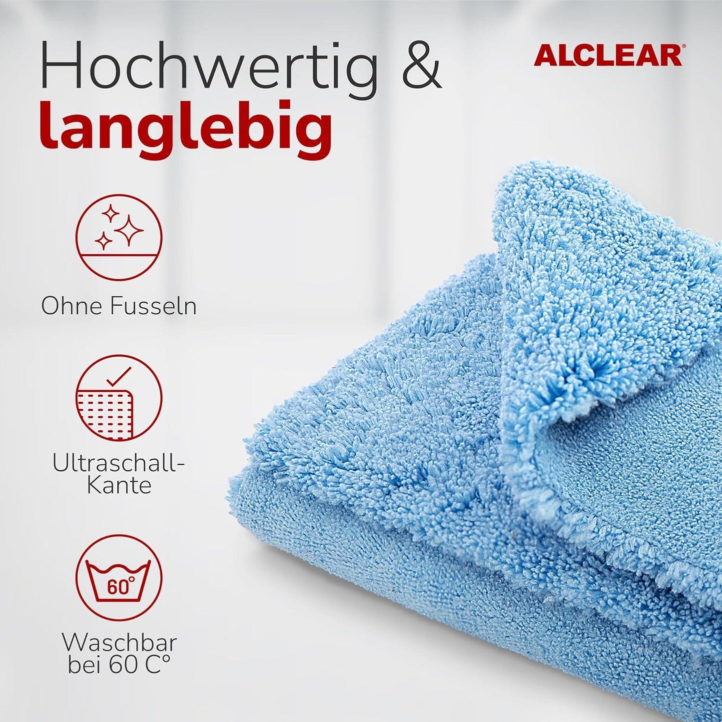 Mikrofaser 2-Seiten Allrounder 440 GSM (40x40 cm)