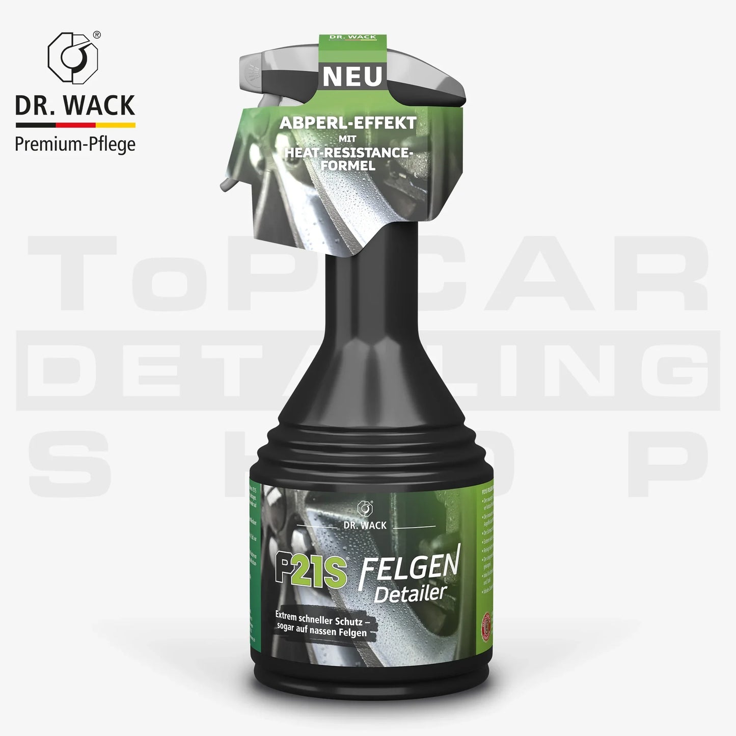 Dr. Wack P21S Felgen Detailer 500 ml – Felgenpflege mit Abperleffekt und hitzebeständiger Formel, ideal auch für nasse Felgen