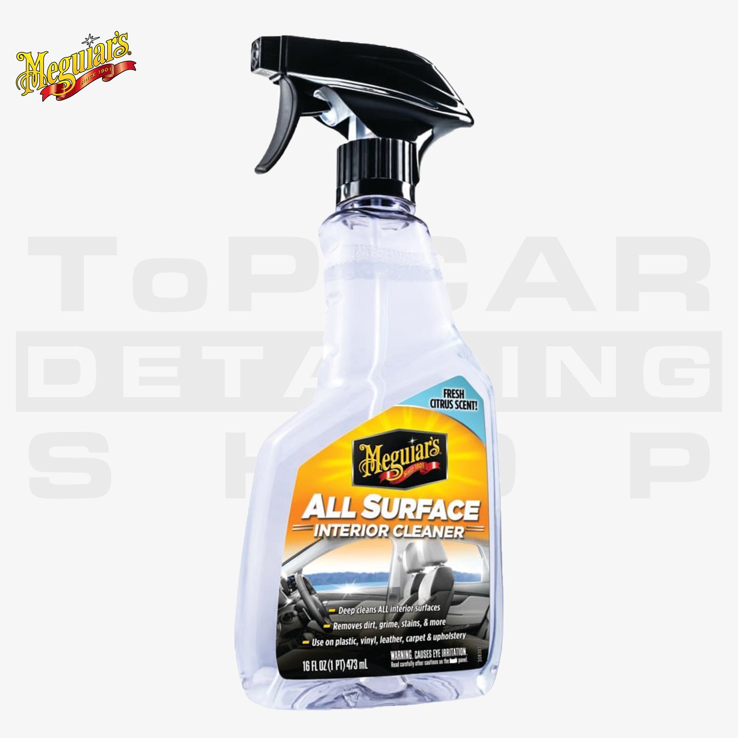 Meguiar’s All Surface Interior Cleaner – Innenraumreiniger in Sprühflasche zur Reinigung von Kunststoff, Leder, Vinyl und Textilien