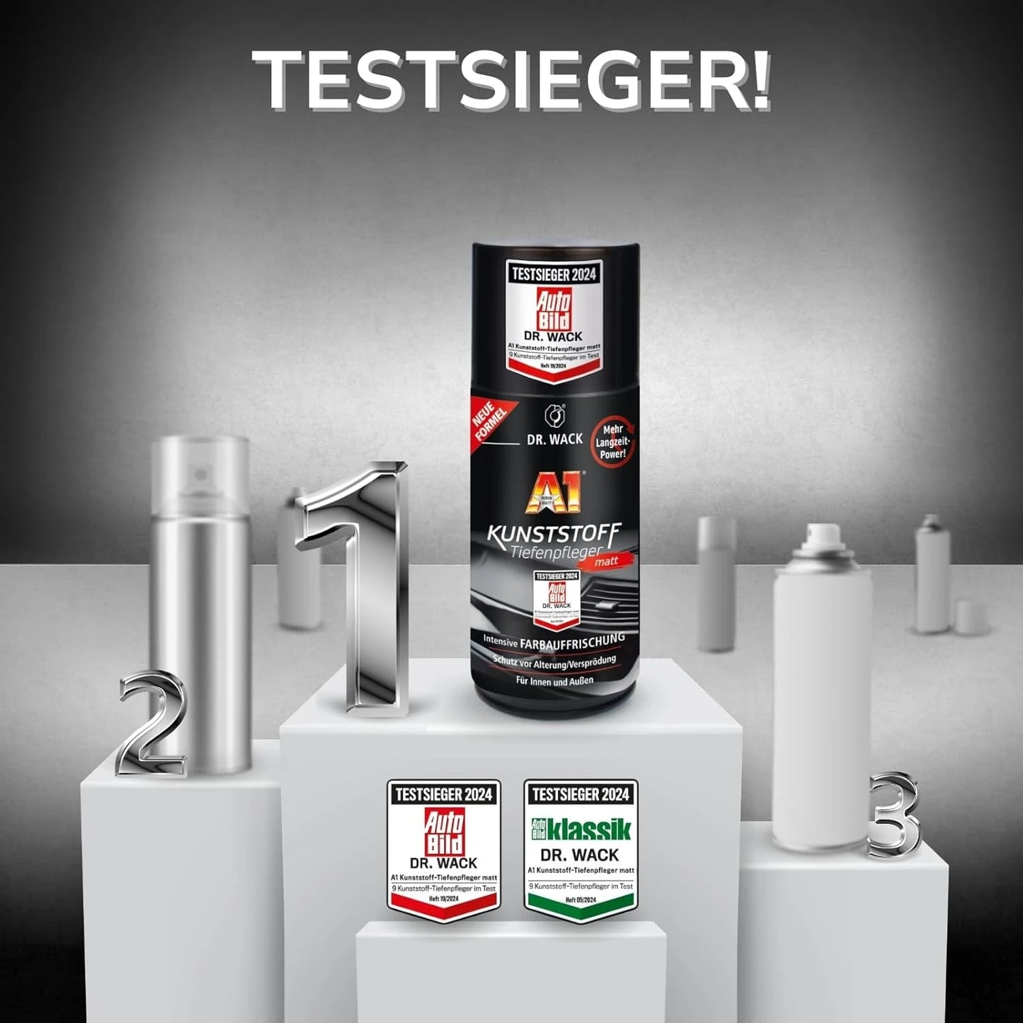 A1 Kunstoff-Tiefenpfleger matt (250 ml) Dr. Wack ToP Car Detailing