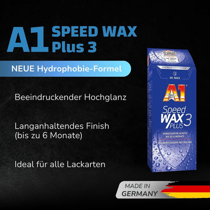 A1 Speed Wax Plus 3 (500 ml) Dr. Wack ToP Car Detailing