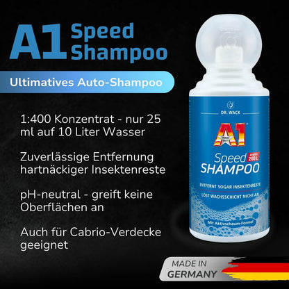 A1 Speed Shampoo (500 ml) Dr. Wack ToP Car Detailing