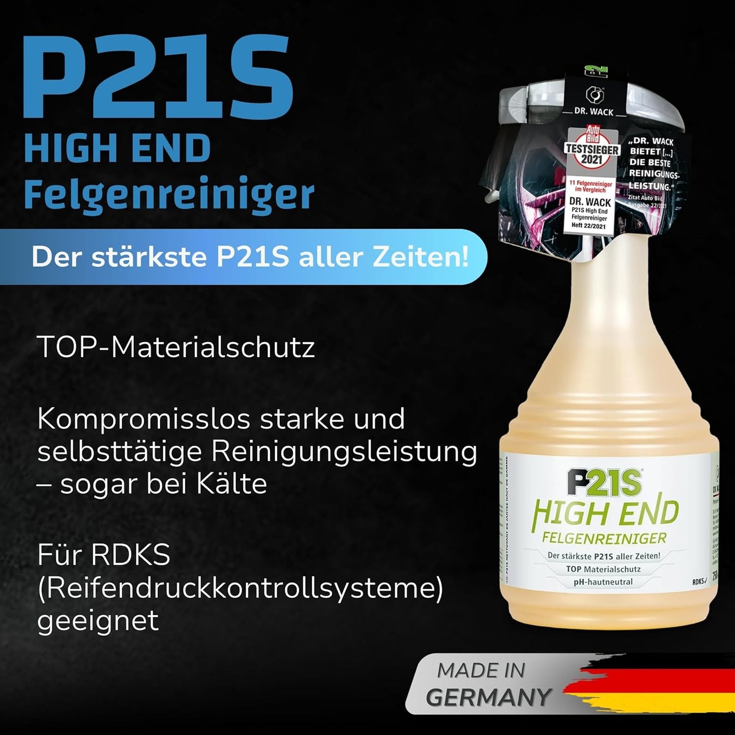 P21S HIGH END Felgenreiniger (750 ml) Dr. Wack ToP Car Detailing