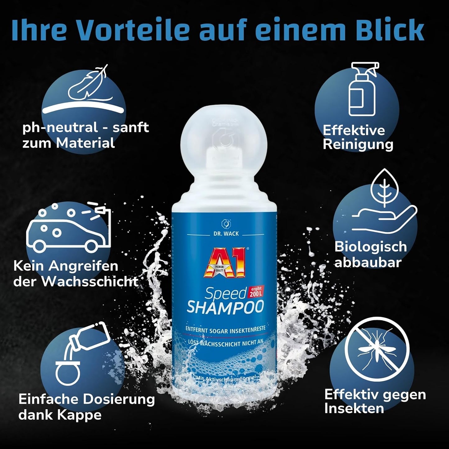 A1 Speed Shampoo (500 ml) Dr. Wack ToP Car Detailing