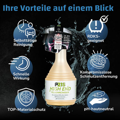 P21S HIGH END Felgenreiniger (750 ml) Dr. Wack ToP Car Detailing