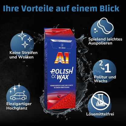 A1 Polish & Wax (500 ml) Dr. Wack ToP Car Detailing