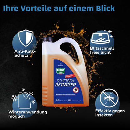 CW1:100 Super Scheibenreiniger Fertig-Mix (2,8 L) Dr. Wack ToP Car Detailing