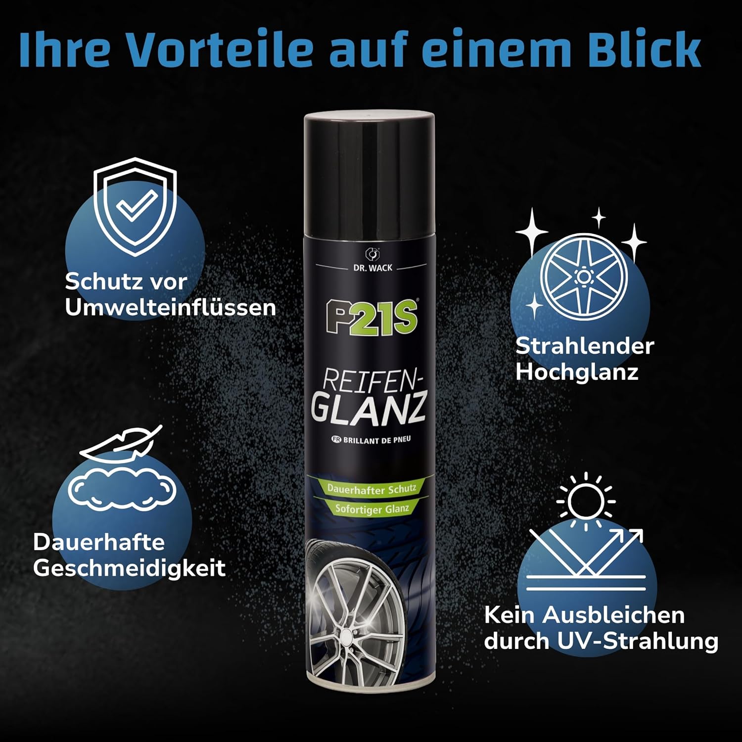 P21S Reifen-Glanz (400 ml) Dr. Wack ToP Car Detailing