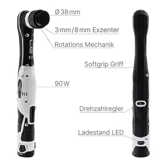 Mini Akku Poliermaschine "A1000 V4" Liquid Elements ToP Car Detailing