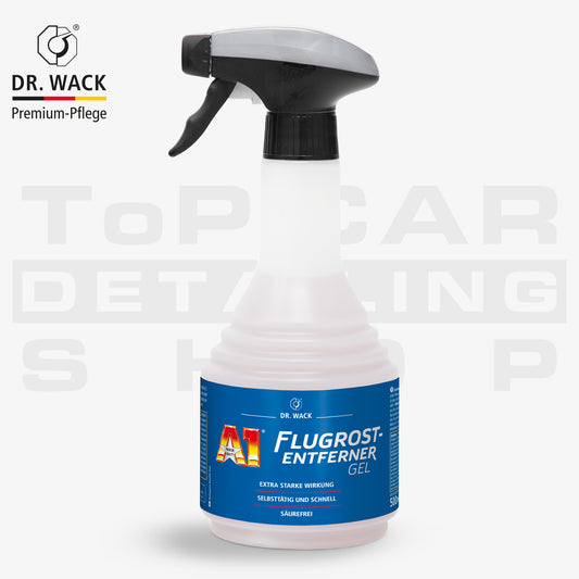 Dr. Wack A1 Flugrost-Entferner Gel – säurefreies Reinigungsmittel zur sicheren und schnellen Entfernung von Flugrost auf Lack und Felgen