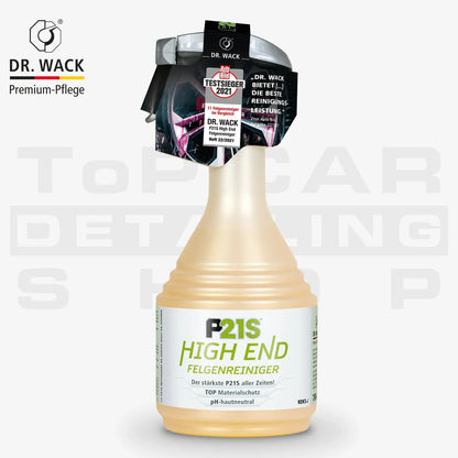 Dr. Wack P21S High End Felgenreiniger 750 ml – kraftvoller, pH-hautneutraler Felgenreiniger mit Materialschutz, Testsieger Auto Bild