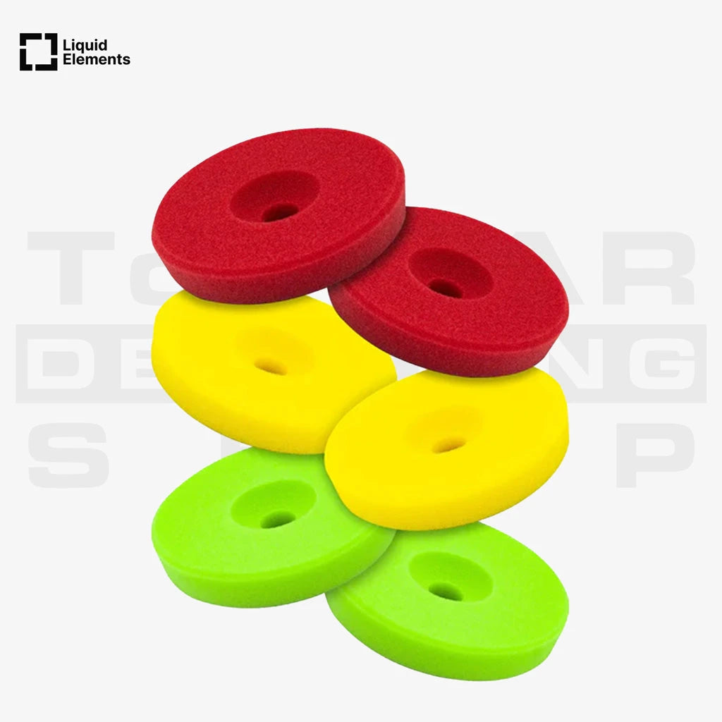 Polierpad "Centriforce" V2 - Set (125 mm) Liquid Elements ToP Car Detailing